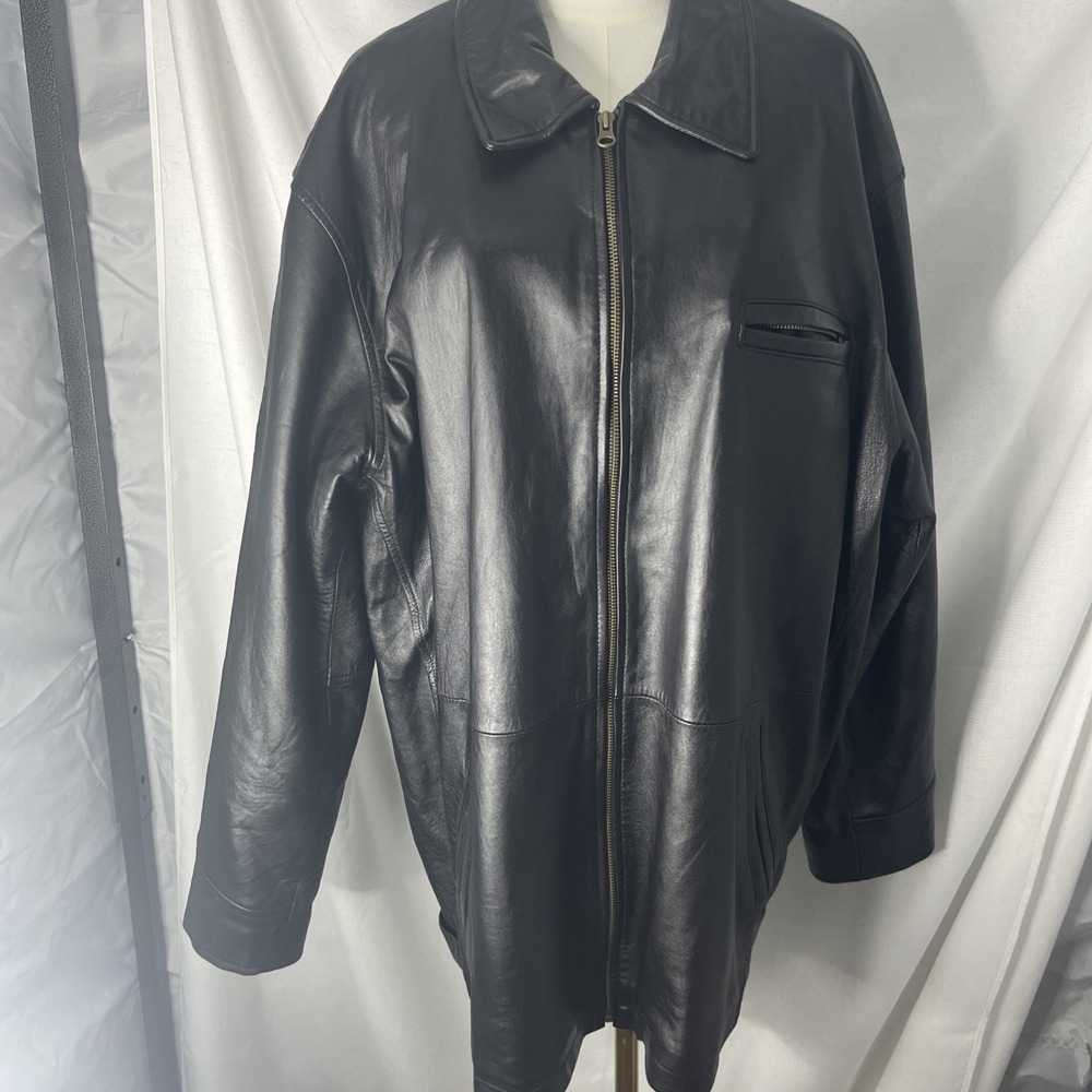 Mens Vintage American Classics Colebrook leather jacket size XL